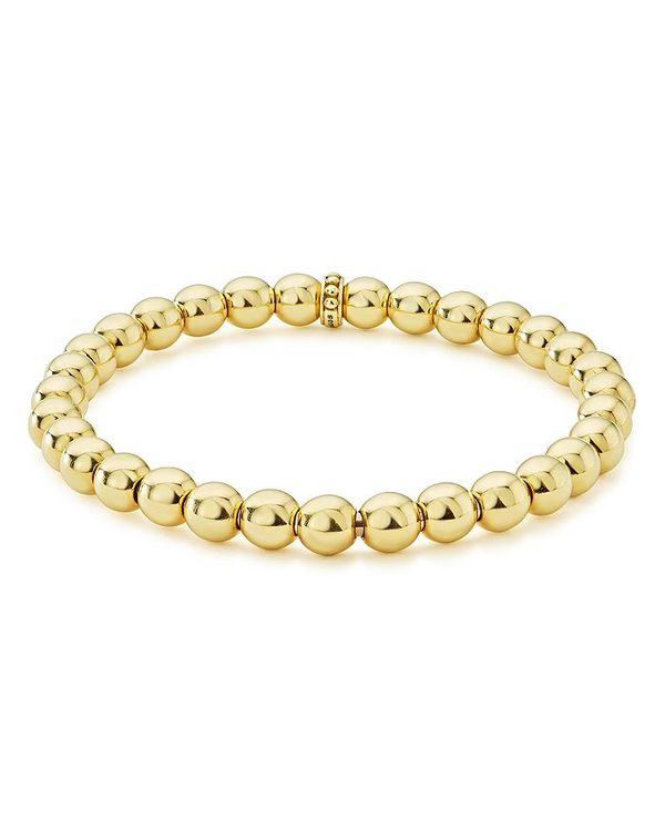 ラゴス レディース ブレスレット・バングル・アンクレット アクセサリー Caviar Gold Collection 18K Gold Beaded Bracelet 6mm Gold