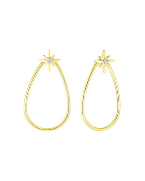 ロバートコイン レディース ピアス・イヤリング アクセサリー 18K Yellow Gold Disney Cinderella Diamond Wand Teardrop Drop Earrings White/Gold