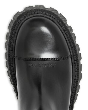 バレンシアガ メンズ ブーツ・レインブーツ シューズ Men's Tractor Cap Toe Chelsea Boots Noir