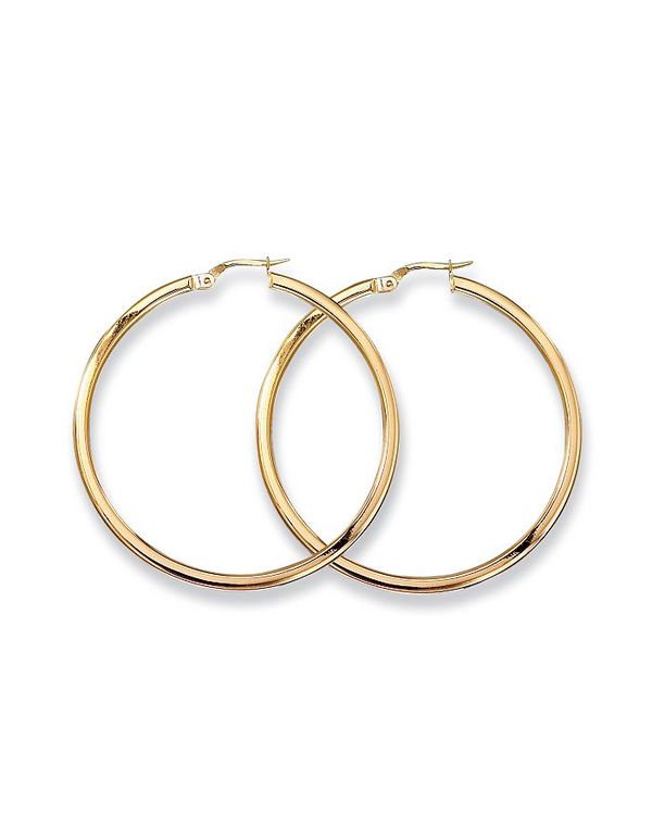 ロバートコイン レディース ピアス・イヤリング アクセサリー Medium 18K Yellow Gold Hoop Earrings Gold