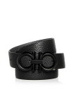 フェラガモ ベルト（メンズ） サルヴァトーレ フェラガモ メンズ ベルト アクセサリー Men's Black Buckle Reversible Leather Belt Nero