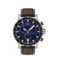 eB\bg Y rv ANZT[ Supersport GTS Chronograph 45.5mm Blue/Brown