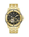 V`Y Y rv ANZT[ Bulova Marine Star Watch 45mm Black/Gold