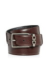 サルヴァトーレ フェラガモ メンズ ベルト アクセサリー Men's Gancini Keeper Reversible Leather Belt Black/Tan