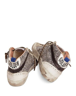 ゴールデングース レディース スニーカー シューズ Women's Mid Star Glitter Covered Mid Top Sneakers Silver/Light Pink