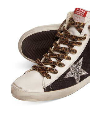 ゴールデングース レディース スニーカー シューズ Women's Francy Star High Top Sneakers Black/White