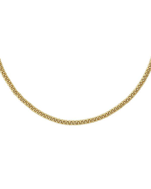 SX fB[X lbNXE`[J[Ey_ggbv ANZT[ Caviar Gold Collection 18K Gold Necklace 16 Gold