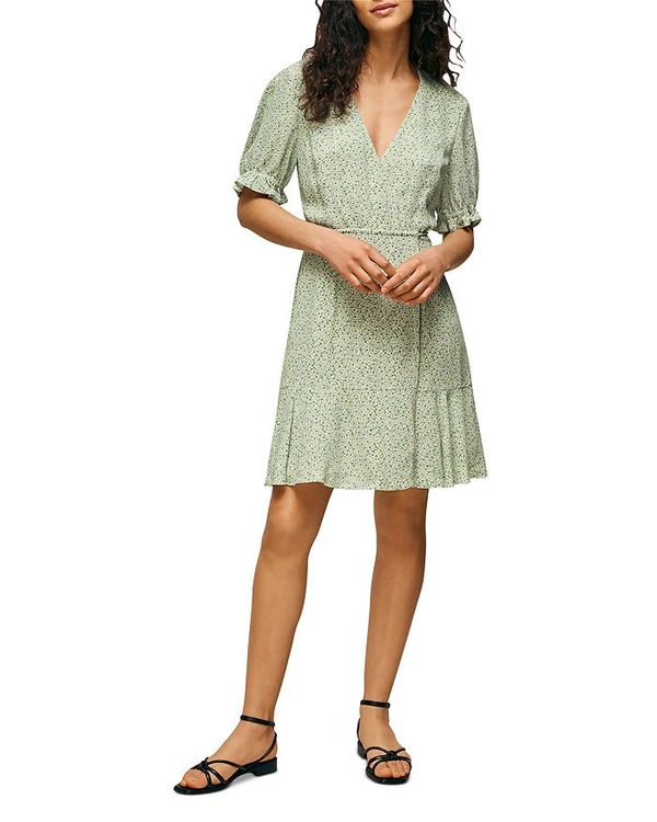 研究工業用 ホイッスルズ レディース ワンピース トップス English Garden Wrap Dress Green Multi あす楽再入荷 ワンピースレディースファッション Insolite Guadeloupe Voyage Com