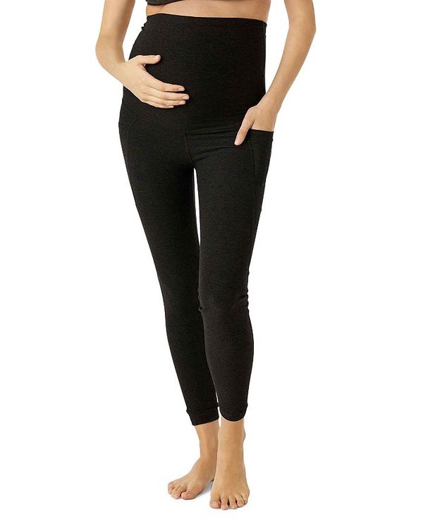 ビヨンドヨガ レディース レギンス ボトムス Out of Pocket High Waisted Maternity Leggings Darkest Night 1