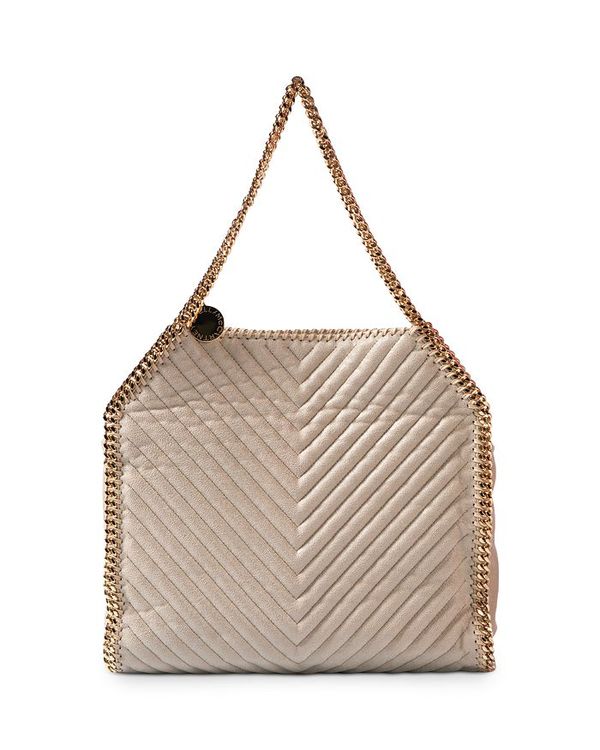 ステラマッカートニー レディース トートバッグ バッグ Small Chevron Tote Buttercream