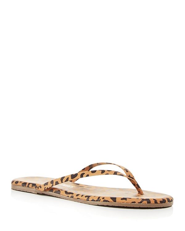 ティキーズ レディース スニーカー シューズ Women's Studio Exotic Flip Flops Nubuck Cheetah