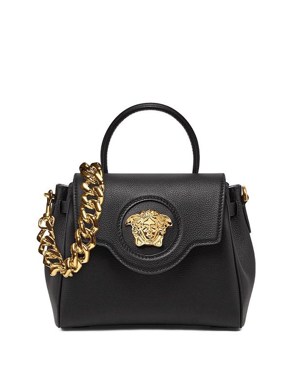ヴェルサーチ レディース ハンドバッグ バッグ La Medusa Top Handle Bag Black Versace