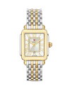 ~bVF fB[X rv ANZT[ Deco Madison Mid Watch, 29x31mm White/Two Tone