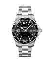 W Y rv ANZT[ HydroConquest Watch, 44mm Black/Silver