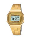 W[VbN Y rv ANZT[ Vintage Digital Watch, 36.8mm ~ 33.2mm Gold