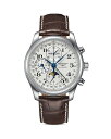 W Y rv ANZT[ Longines Master Collection Chronograph, 42mm Silver/Brown