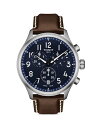 eB\bg Y rv ANZT[ Vintage XL Chronograph, 45mm Blue/Brown