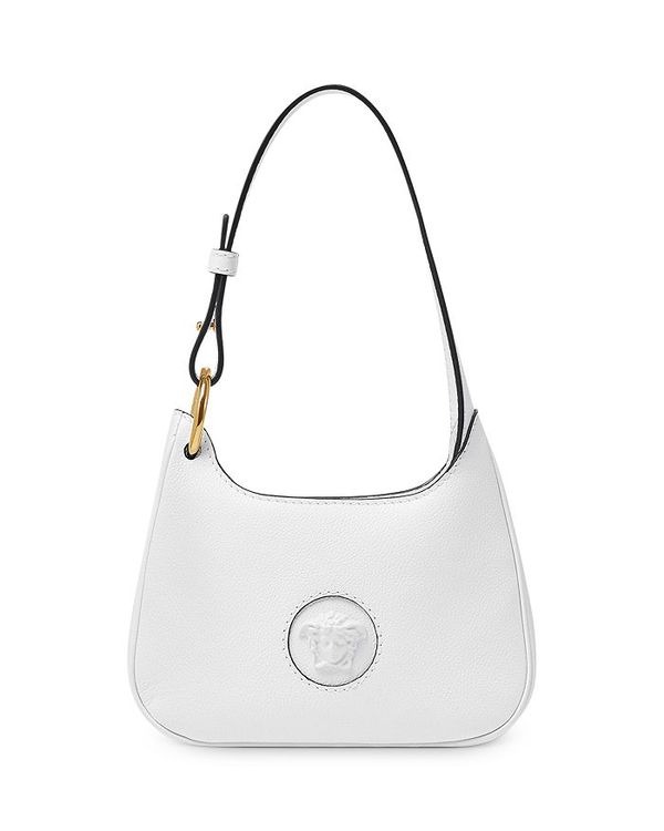 ヴェルサーチ レディース ハンドバッグ バッグ La Medusa Hobo Bag Optical White/Versace Gold