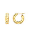 テンプル セント クレア レディース ピアス・イヤリング アクセサリー 18K Yellow Gold Cosmos Diamond Hoop Earrings...