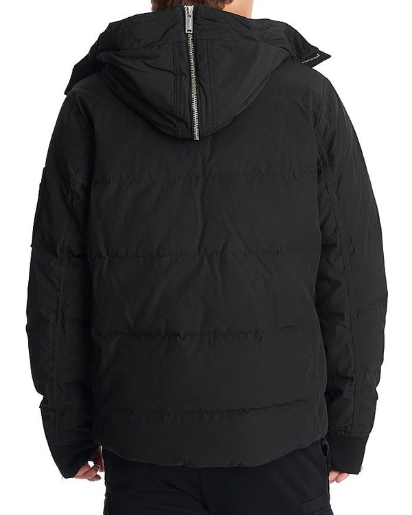 カール ラガーフェルド メンズ ジャケット・ブルゾン アウター Hooded Down Jacket Black