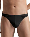 ハンロ メンズ ブリーフパンツ アンダーウェア Cotton Sporty Mini Briefs Black