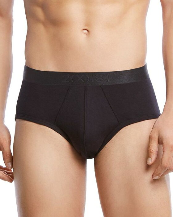 ツーイグジスト メンズ ブリーフパンツ アンダーウェア Pima Cotton Contour Pouch Briefs Black