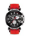 eB\bg fB[X rv ANZT[ T-Race Chronograph, 47.6mm Black/Red