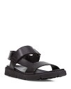 ジェオックス メンズ サンダル シューズ Cross Strap Leather Sandal Black