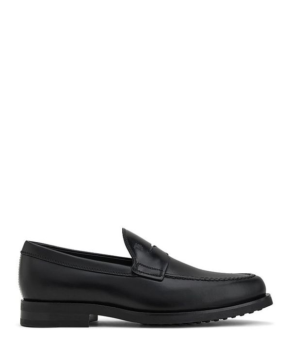 トッズ メンズ スリッポン・ローファー シューズ Men's Mocassino Slip On Loafers Black