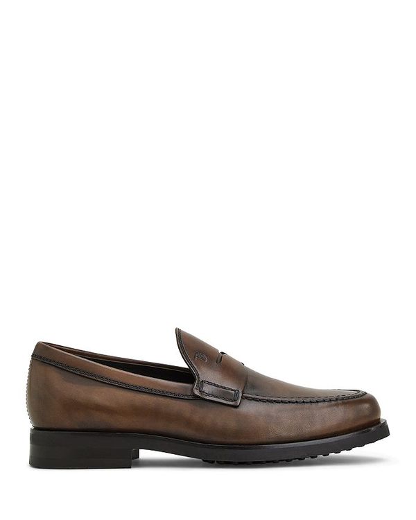 トッズ メンズ スリッポン・ローファー シューズ Men's Mocassino Slip On Loafers Cocoa