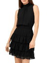 XeCg fB[X s[X gbvX Mock Neck Sleeveless Dress Rich Black