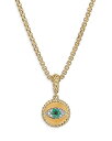 fCrbgE[} fB[X lbNXE`[J[Ey_ggbv ANZT[ 18K Yellow Gold Evil Eye Amulet with Emeralds & Diamonds Gold