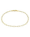 ゾエレフ レディース ブレスレット・バングル・アンクレット アクセサリー 14K Yellow Gold Open Link Bracelet Gold(4)