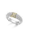 ラゴス レディース リング アクセサリー LAGOS 18K Green Gold and Sterling Silver X Collection Diamo...