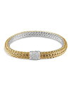 ジョン・ハーディー レディース ブレスレット・バングル・アンクレット アクセサリー Classic Chain 18K Gold and Sterling Si...