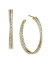 ǥӥåȡ桼ޥ ǥ ԥ ꡼ 18K Yellow Gold Diamond Crossover Hoop Earrings Gold