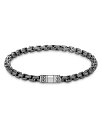 ジョン・ハーディー レディース ブレスレット・バングル・アンクレット アクセサリー Sterling Silver With Black Rhodium Classic Chain Bracelet Silver