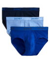 ツーイグジスト メンズ ブリーフパンツ アンダーウェア No Show Briefs, Pack of 3 Assorted Blue