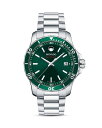 oh fB[X rv ANZT[ Performance Stainless Steel Series 800 Watch, 40mm Green/Silver