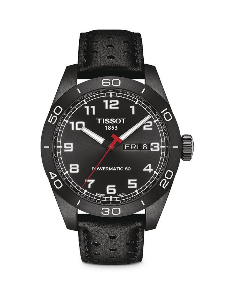 ティソット レディース 腕時計 アクセサリー PRS 516 Watch, 42mm Black/Black