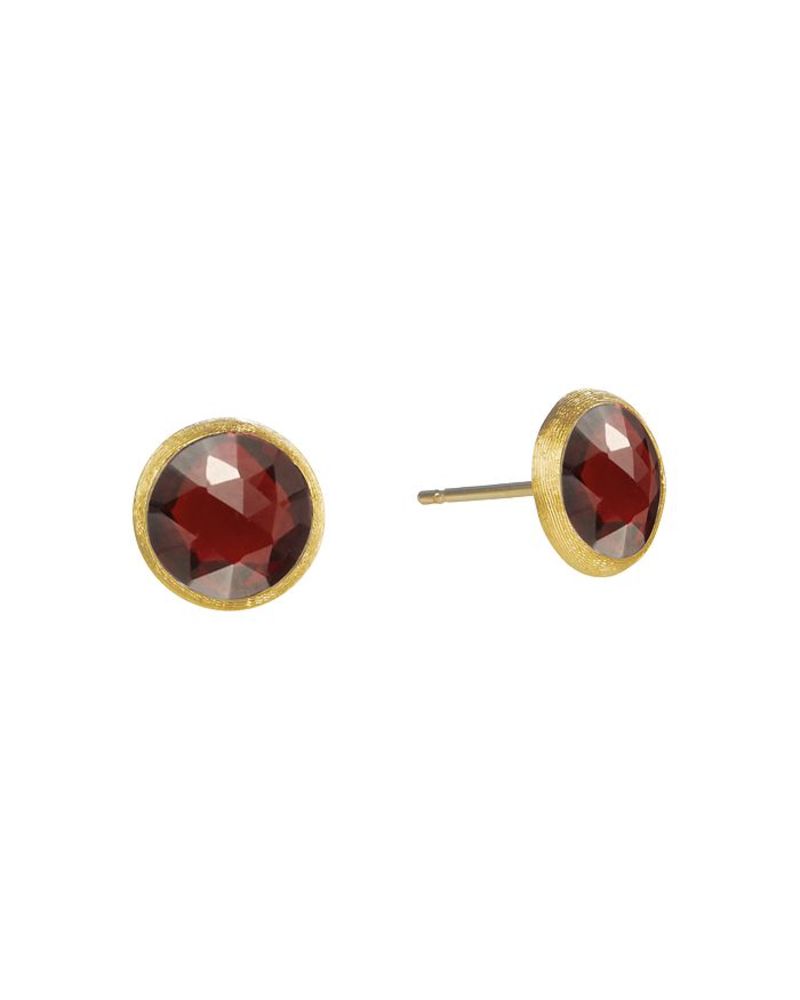 マルコ ビチェゴ レディース ピアス・イヤリング アクセサリー 18K Yellow Gold Jaipur Garnet Stud Earrings Red/Gold