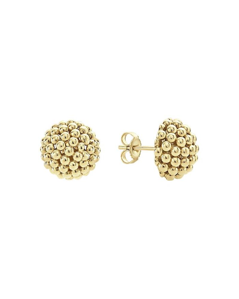 ラゴス レディース ピアス・イヤリング アクセサリー Caviar Gold Collection 18K Gold Stud Earrings Gold