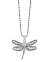 ラゴス レディース ネックレス・チョーカー・ペンダントトップ アクセサリー Sterling Silver Rare Wonders Dragonfly Pendant Necklace, 34