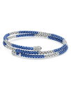 ラゴス レディース ブレスレット・バングル・アンクレット アクセサリー Sterling Silver Blue Ceramic Bead Coil Bracelet Blue/Silver