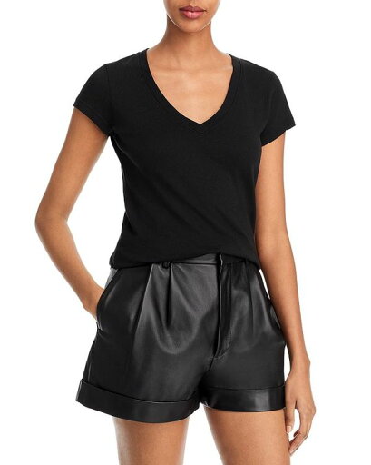 ラジャンス レディース Tシャツ トップス Becca Cotton V-Neck Tee Black ラジャンス レディース Tシャツ トップス Becca Cotton V-Neck Tee Black