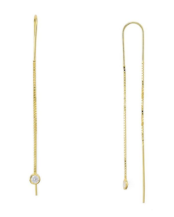 ANA fB[X sAXECO ANZT[ Sterling Silver Dangling Threader Earrings - 100% Exclusive Gold