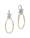 マルコ ビチェゴ レディース ピアス・イヤリング アクセサリー 18K White & Yellow Gold Marrakech Onde Diamond F...