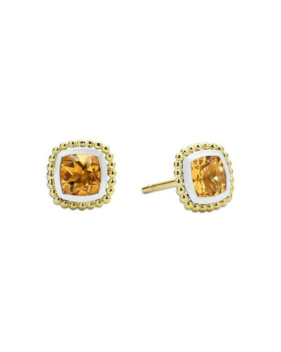 ラゴス レディース ピアス・イヤリング アクセサリー 18K Yellow Gold & Sterling Silver Caviar Color Citrine Stud Earrings Yellow/Gold ラゴス レディース ピアス・イヤリング アクセサリー 18K Yellow Gold & Sterling Silver Caviar Color Citrine Stud Earrings Yellow/Gold