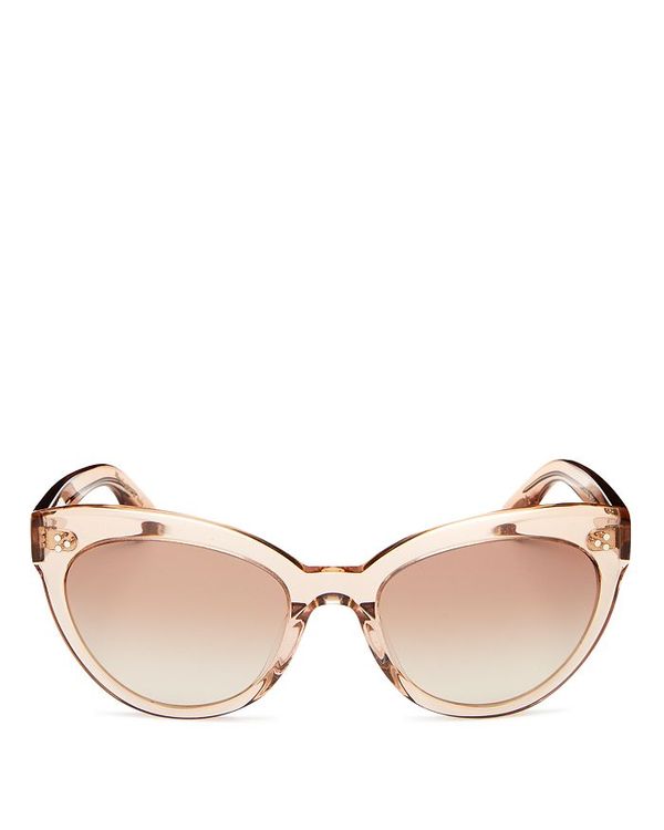 オリバーピープルズ サングラス レディース オリバーピープルズ レディース サングラス・アイウェア アクセサリー Women's Cat Eye Sunglasses, 55mm PINK/DARK BROWN GRADIENT MIRROR