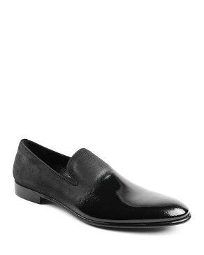 ブルーノマグリ メンズ スリッポン・ローファー シューズ Men's Monet Slip On Loafers Black Pate